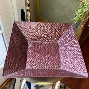 Rustic Metal or Tin Square Home Decor